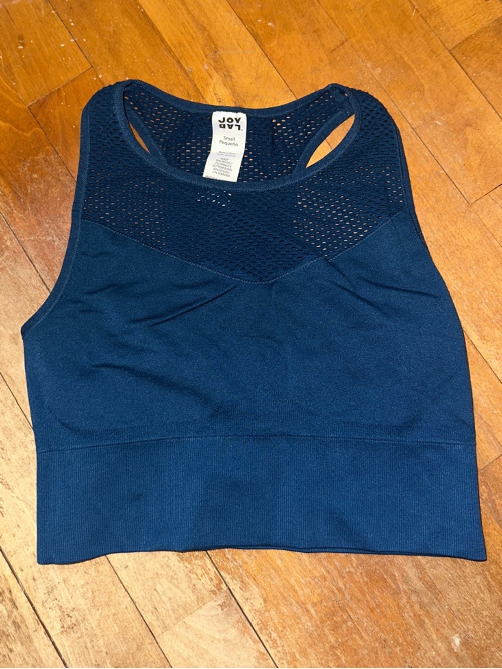 Mesh Joy Lab Crop Top Sports Bra